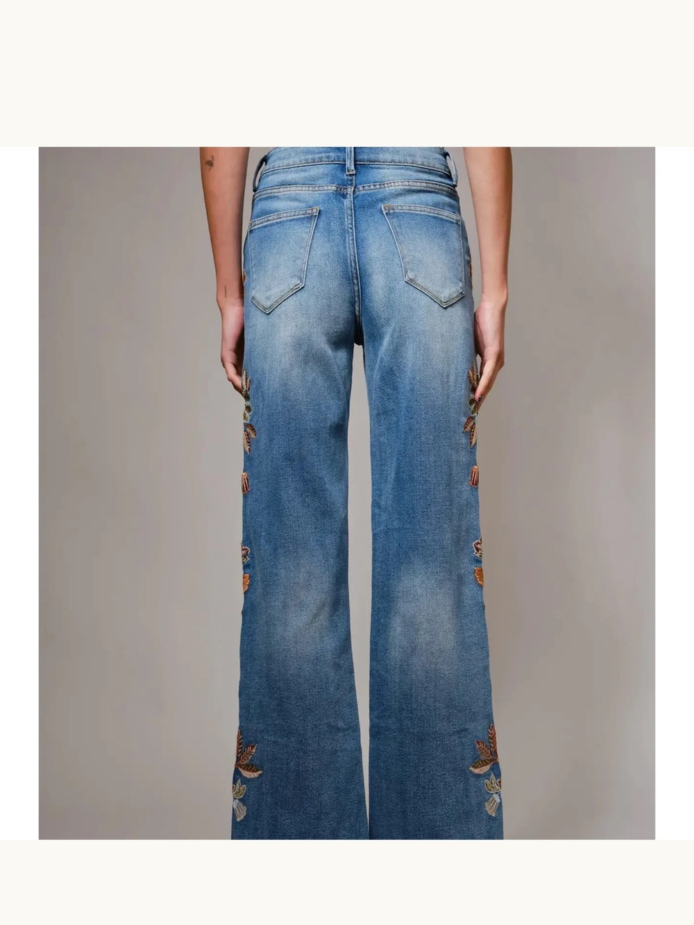 DRIFTWOOD Charlee Embroidered Jeans NWT - Picture 2 of 7